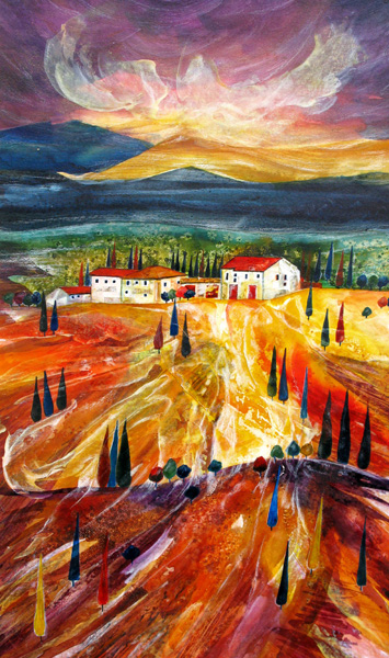 Tuscany, Italy. An Open Edition Print by Anya Simmons.